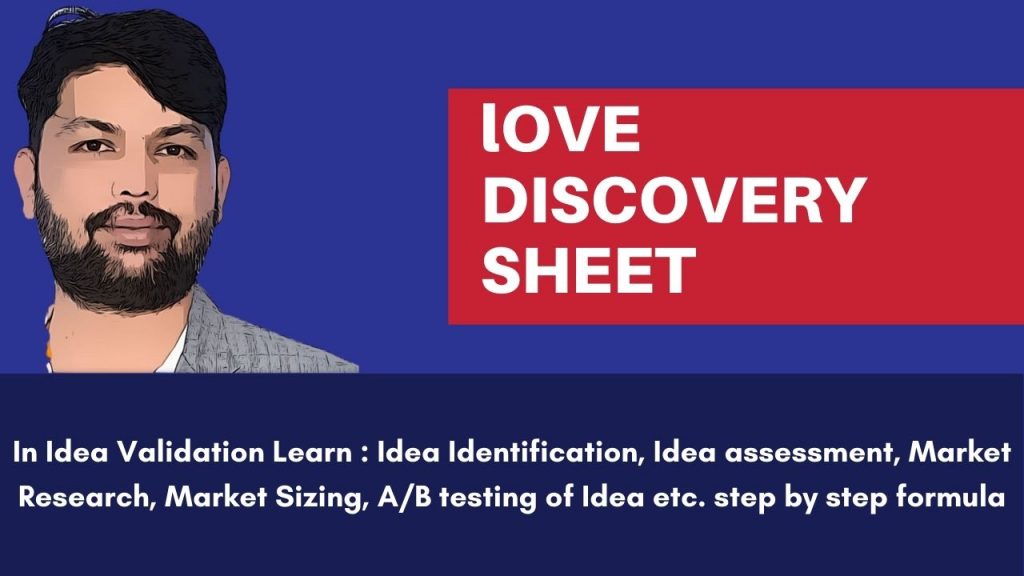 Love Discovery Sheet